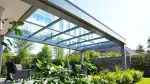Terrassenüberdachung mit Glasdach
