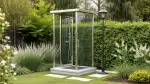 Ganzjährige Gartendusche für alle Jahreszeiten