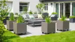 Mobile Pflanzkübel für flexible Gartengestaltung