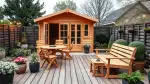 Gartenhäuser mit Terrasse