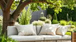 Atmungsaktive Gartenkissen für heiße Sommertage
