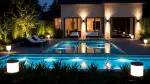 Poolbeleuchtung für magische Sommerabende