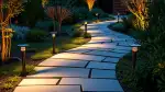 Ambiente-Beleuchtung für Gartenpfade
