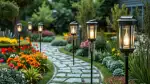 Garten-Solarlampen mit Windspielen
