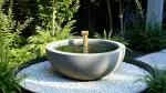 Skandinavische Wasserspiele im Garten