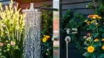 Outdoor-Dusche mit Thermostat