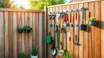 Vertikale Gartenaufbewahrung