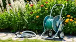 Leichte Schlauchwagen für mühelose Gartenbewässerung