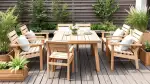 Nordisches Design für den Terrassengarten