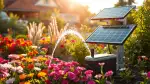 Solargetriebene Gartenbewässerung