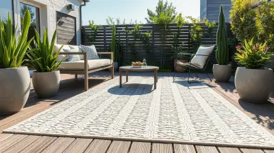 Strukturgebende Outdoor-Teppiche