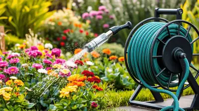 Mehrzweck-Gartenschläuche im Einsatz