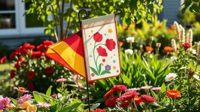 Farbenfrohe Gartenfähnchen für lebendige Außenbereiche