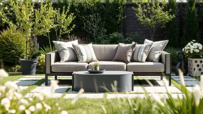Stilvolle Outdoor-Sitzkissen für Designbewusste