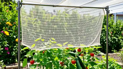 Hagelschutznetze im Garten