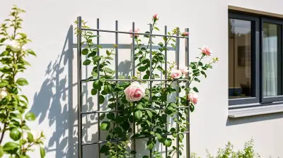 Rankgitter aus Edelstahl