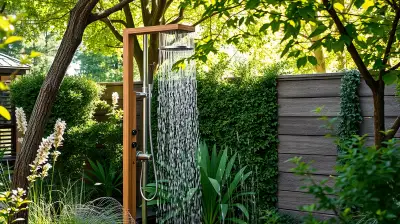 Moderne Outdoor-Dusche Designs