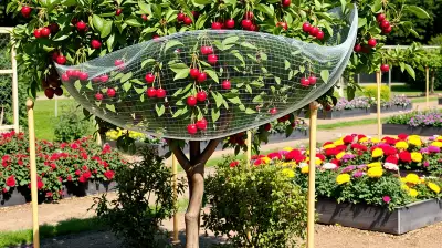 Vogelschutznetze im Garten