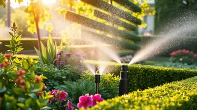 Nebelbewässerung im Garten
