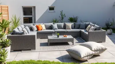 Modulare Loungemöbel für flexible Gartengestaltung