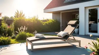 Höhenverstellbare Sonnenliegen