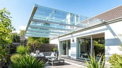 Terrassenüberdachung mit Schiebedach
