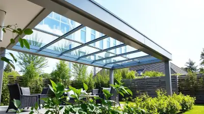 Terrassenüberdachung mit Glasdach