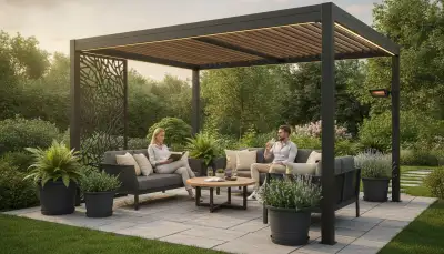 Freistehende Terrassenüberdachung: Flexibler Schutz