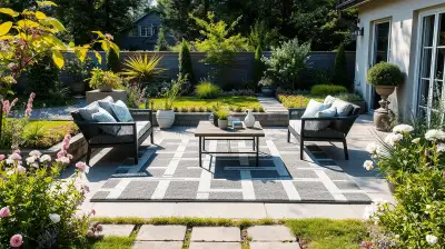 Wetterfeste Outdoor-Teppiche für Ihren Garten