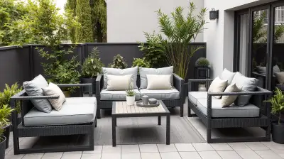 Outdoor-Lounge für kleine Gärten