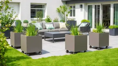 Mobile Pflanzkübel für flexible Gartengestaltung