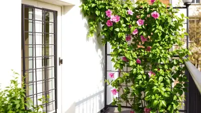 Balkon-Rankhilfen: Vertikal gärtnern auf kleinem Raum