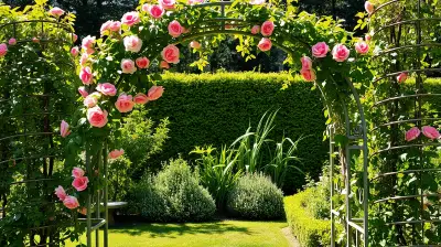 Vertikaler Garten mit Kletterpflanzen