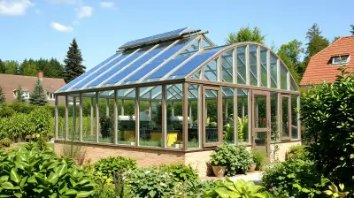 Solargewächshaus für ganzjähriges Gärtnern