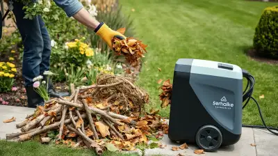 Bioabfallschredder für nachhaltige Gärten