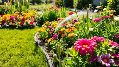 Automatische Bewässerungssysteme für den Garten