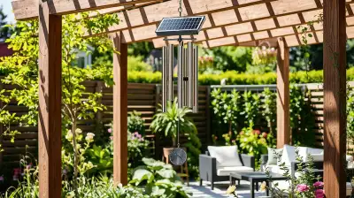 Windspiele mit Solarbeleuchtung