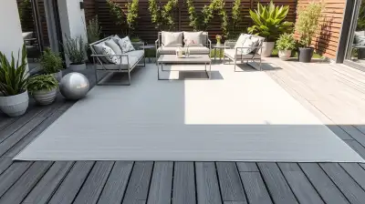 Minimalistische Outdoor-Teppiche