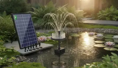 Klares Wasser: Solar Teichpumpen im Garten