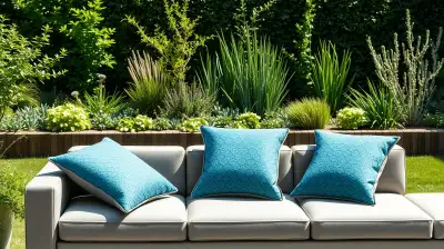 Sitzkissen für Gartenmöbel im Jahreskreis