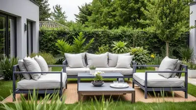 Maßgefertigte Sitzkissen für Gartenmöbel