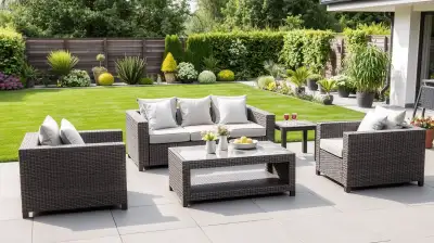 Wetterfeste Lounge-Möbel für den Garten
