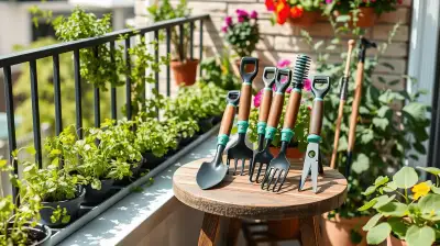Mini-Gartenwerkzeug-Sets für beengte Räume