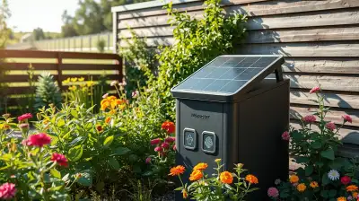 Solarbetriebene Kompostiersysteme im Garten