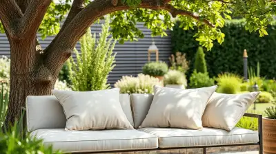Atmungsaktive Gartenkissen für heiße Sommertage