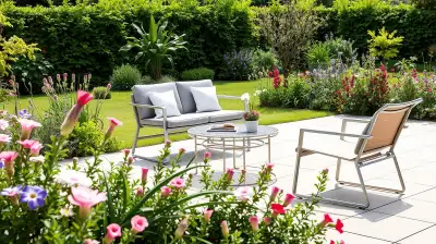 Robuste Metall-Gartenmöbel-Sets