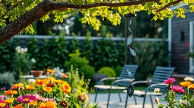 Windspiele mit Solarbeleuchtung für magische Gartenmomente