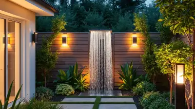 Outdoor-Dusche Beleuchtung für magische Momente