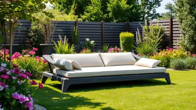 Sonnenbett im Garten: Relaxen deluxe