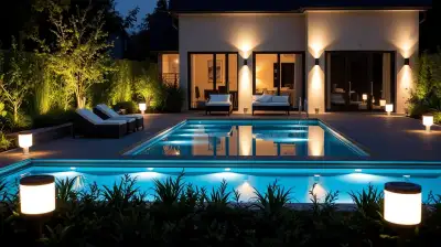 Poolbeleuchtung für magische Sommerabende